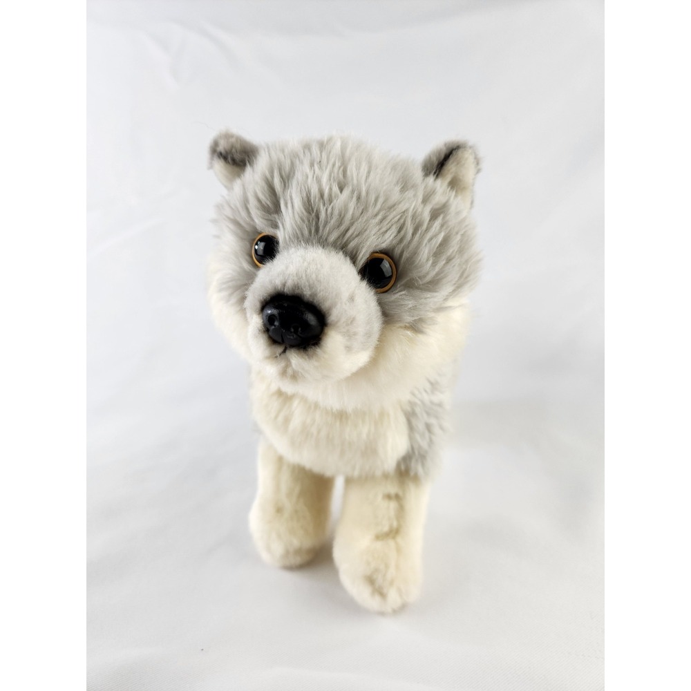 Miyoni Tots by Aurora Wolf Cub 9" Plush Standing Stuffed Animal Husky Dog
